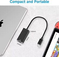 Adaptateur réseau filaire USB-C Thunderbolt 3 vers Ethernet Gigabit pour ordinateur de bureau - En stock