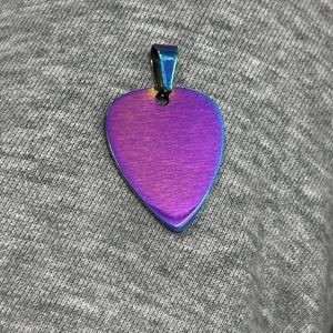 Pendentif Guitare Vierge en Gros Or Noir Bleu Arc-en-ciel Couleurs Variées Breloque DIY - Product Image 5
