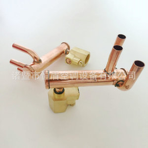 Collecteur d'eau à 3 sorties en cuivre pour climatisation de bâtiment commercial - Product Image 2