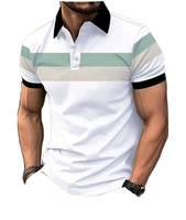 Dapat disesuaikan Pullover lengan pendek polo Golf kancing Solid kinerja pria Pullover Ukuran XL desain bordir rajutan ODM