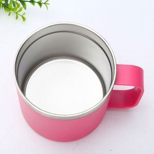 Taza de Acero Inoxidable 304 de 14 oz con Asa, Taza de Oficina, Taza para Agua, Logotipo Láser Disponible - Product Image 4