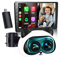 Adapter Wireless CarPlay USB-C Kamera Bayi Belakang Layar Besar Tampilan OEM/ODM Merek Cetakan Pribadi Bersertifikat Model CXZ-555