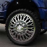 Rines Forjados Personalizados de 20, 22, 24 y 26 Pulgadas, 8x200, 8x180, 8x170 para Ford F350, F450, Ram 3500, Chevy Silverado 3500HD, Todoterreno, GMC