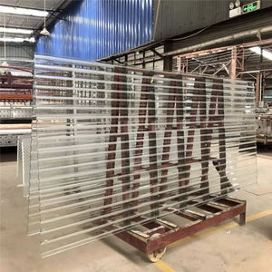 Panneau <span class=keywords><strong>en</strong></span> verre trempé décoratif à motif de fissures de glace, fusionné à chaud, pour mur de fond de télévision, salon, décoration intérieure - Product Image 4