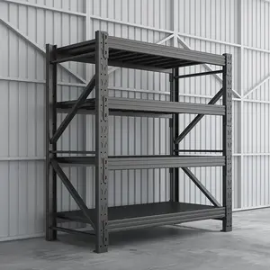 HUACHI Medium Duty Metal Racks Adjustable Boltless Shelves For Industrial Use