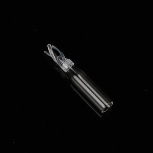Vial de muestra Hirozumi de plástico con fondo plano y soporte HC-020 para cromatografía líquida - Product Image 1