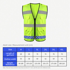 Rompi Keselamatan Pria ANSI Kelas 2 Warna & Logo Kustom Kuning Fluoresen Bernapas Reflektif Pakaian Kerja dengan Layanan Kustom OEM - Product Image 6