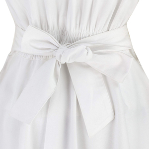 Gaun Seragam Putih Profesional YH, Dapat Disesuaikan dengan Kantong Dada, Model A-Line, untuk Perawat, Gaun Wisuda untuk Wanita, Upacara Medis - Product Image 4