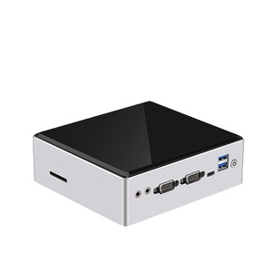 มินิพีซี <span class=keywords><strong>EGLOBAL</strong></span> รุ่นใหม่ Intel Core I5 รุ่นที่ 4 DDR3 12V DC ระบบปฏิบัติการ Windows 10 เคสคอมพิวเตอร์บางเฉียบ NVME SSD พีซีสำหรับเล่นเกม - Product Image 3