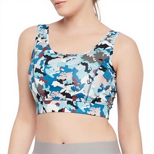 Best-Selling Women's Yoga Sports <b>Bra</b> Simple High Support <b>Racerback</b> Adjustable Spandex/Nylon Plus Size Breathable Plain Dyed - Product Image 4