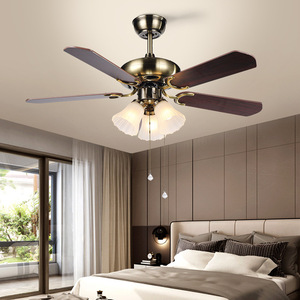 Ventilateur de plafond moderne pour salon avec télécommande, 5 vitesses, moteur DC, LED, profil bas, pour chambre à coucher et bureau - Product Image 2