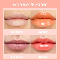 High-Shimmer Logo kustom Vegan grosir Super Juicy Plumping Lip Balms menutrisi Lip Balm pena Holographic Lip Gloss