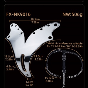 Nuevo Diseño de Bragas de Castidad Metálicas BDSM con Cinturón de Bondage Femenino Ajustable de Acero Inoxidable, Ropa Interior Sexy para Mujer - Product Image 6