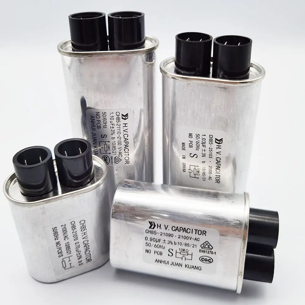 Universal Household Microwave High Voltage Capacitor 0.95uf ch85 21095 2100V AC H.V.Capacitor 10/85/21 50/60Hz