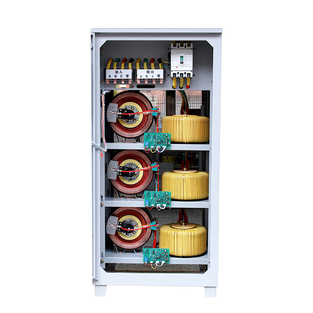 Svc 10kva 30kva 50kva High Precision Servo Motor Ac Three-phase Automatic Voltage Stabilizer Regulator