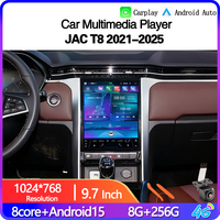 Radio para Auto con Pantalla de 9.7 Pulgadas para JAC Jianghuai T8 2021-2025, Navegación GPS, Carplay Vertical, Android Auto, Multimedia
