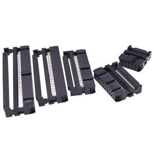 Conector IDC de 6, 8, 10, 12, 14 y 16 pines, cable plano de 2.54 mm de paso, cable a placa, conector FC rectangular hembra de doble fila, 3 unidades - Product Image 2