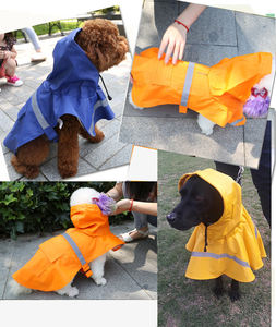 Imperméable pour chien de grande taille, vêtements imperméables réglables pour animaux de compagnie, capuche légère imperméable, imperméable pour chien - Product Image 6