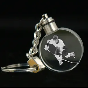 Led Light Up Vòng 3d Laser Pha Lê Keychain MH-YS0496 - Product Image 3