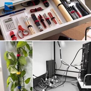 في المخزون العودة إلى العلاقات كابل باك هوك وحلقة إدارة العلاقات الحبل قابلة لإعادة الاستخدام للإلكترونيات 50pices/حزم النايلون والبوليستر - Product Image 6