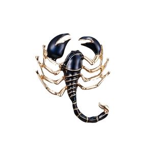 Europe and the United States new fashion creative <strong>scorpion</strong> painting <strong>oil</strong> animal brooch personality insect chest accessories gift - Product Image 5