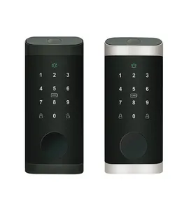 אפליקציית טוייה TTlock נעילת דלת חכמה אוטומטית עם בריח יחיד מפתח כרטיס גוף סיסמא מנעול דלת דיגיטלי