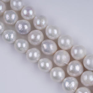 Collier de perles d'eau douce naturelles de marque Wenchi, fourniture directe du fabricant, perles Edison de 11-13 mm, semi-finies, pour la création de bijoux DIY - Product Image 2