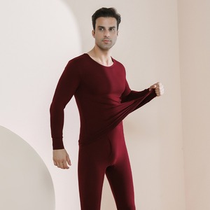 Nouvel ensemble de vêtements et pantalons d'automne pour hommes, vêtements fins en tissu laitier pour femmes, <span class=keywords><strong>grande</strong></span> <span class=keywords><strong>taille</strong></span>, <span class=keywords><strong>thermique</strong></span> pour couple - Product Image 4