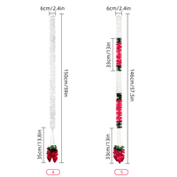 Guirlande de fleurs artificielles en gros Nicro : roses et jasmin pour la décoration du Jour des Morts mexicain, des mariages indiens et des fêtes de Diwali