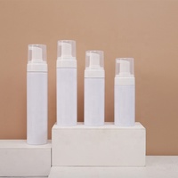 En stock Bouteilles de mousse nettoyante moussante pour le visage pour soins de la peau de luxe Distributeur de savon en mousse cosmétique en plastique emballage à pompe