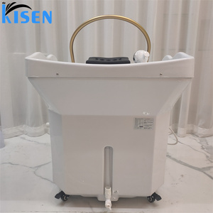 Mangkuk Sinki Syampu Pencuci Rambut Mudah Alih Berkualiti Baik Tangki aire Dengan bar Peredaran aire Terapi Kepala <span class=keywords><strong>Dan</strong></span> Pengasapan - Product Image 4