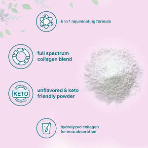 Integratore OEM Multi Super Collagene in Polvere con Peptidi, Acido Ialuronico e <span class=keywords><strong>Vitamina</strong></span> <span class=keywords><strong>C</strong></span> per Bellezza <span class=keywords><strong>di</strong></span> Pelle e Crescita dei Capelli, 2 Libbre - Product Image 3