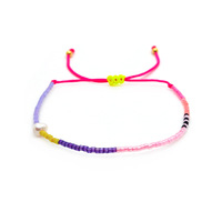 2025 Nueva playa Mini bohemio hecho a mano Color mezclado Irregular perlas de agua dulce pulseras con cuentas joyería de moda para mujeres