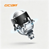 GCAR Nouveauté B2 MAX 2.5" Lentille de projecteur Bi-LED haute puissance à double puce 55W 65W Phare de voiture super lumineux Rétrofit universel