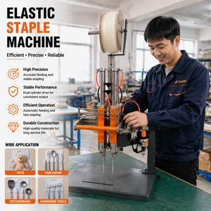 Semi-Automatic <b>Stretch</b> Loop Tagging <b>Machine</b> 60x48x100cm High Accuracy Metal Stapling Equipment for Machinery & Hardware - Product Image 6