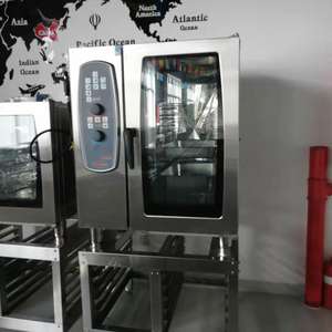 Lianfu Commercial Catering Equipment 20 Tray 40-Baking Combi Steamer Four 1/1 GN PANS Boulangerie Électrique Multi-Fonction pour Boulangers - Product Image 6