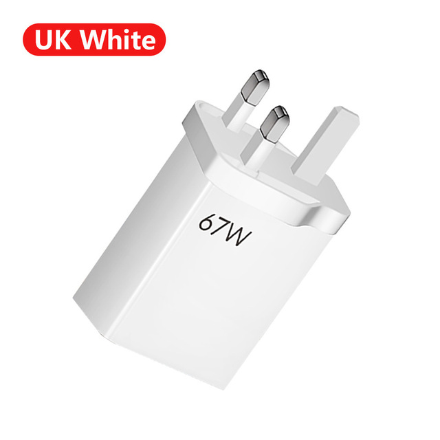 67W PD Fast Charging Charger with Cable for Redmi Note10 Pro Laptop & Smart Watch-OTP Protection