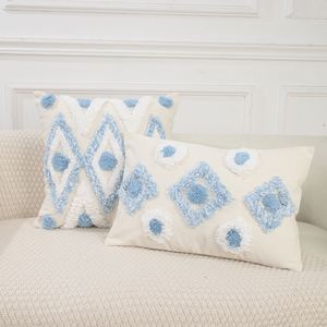 Ensemble de taies d'oreiller capitonnées contemporaines pour la décoration intérieure, housse de coussin lombaire, protège-oreiller de lit, design minimaliste - Product Image 4
