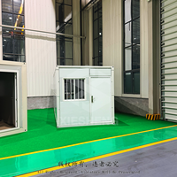 Maison conteneur en kit, maison modulaire préfabriquée en acier à assemblage rapide, cabine portable et démontable pour chantier de construction ou bureau