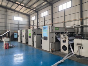 Máy sản xuất tấm tường cách âm 2450MM, dây chuyền sản xuất tấm sợi polyester - Product Image 6