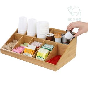 Organizador de accesorios para condimentos y bebidas Move, organizador de tazas de bambú natural - Product Image 1