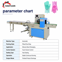 Machines d'emballage industrielles multifonctions KD-350B, performantes et fiables, pour le scellage de gants jetables en PE CPE en sachet individuel