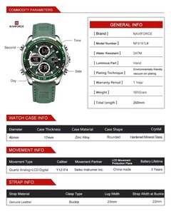 Montre à quartz japonaise pour homme Drioshipping, montre-bracelet en acier inoxydable, date 24 heures, sport, étanche, Relogio Masculino - Product Image 6