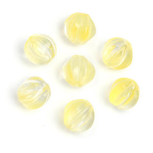 10mm Popular Design Colorful Glass Pumpkin Loose <b>Beads</b> Through Hole Lantern Accessories Jewelry Making - Product Image 5