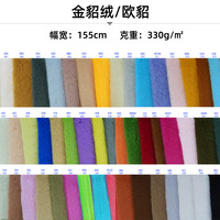 Fabricant vente en gros imitation fourrure de renard artificielle 7mm fourrure vison tissu pour sacs vêtements manteau artisanat décoration matériel