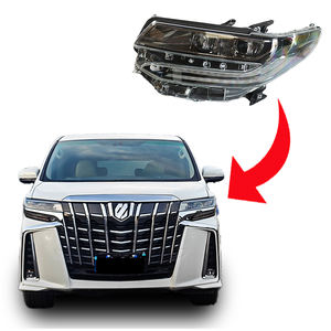 Phares LED à deux yeux super lumineux pour <span class=keywords><strong>Toyota</strong></span> <span class=keywords><strong>Alpha</strong></span> Alphard Modèle 24V 6000K Couleur Nouveau pour les mises à niveau de voiture d'origine Remplacement - Product Image 2