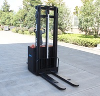 Apilador de Manejo manuel y levante electrico 1.5ton chariot élévateur électrique gerbeur de palettes chariot élévateur à piles