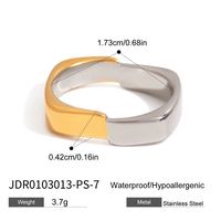 Bague minimaliste pour femme Gaovo, inspirée des créateurs, ornée de zircon et de perle, émanant une ambiance douce et romantique ; plaqué or 18 carats, acier inoxydable