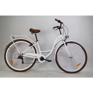 <span class=keywords><strong>Vélo</strong></span> de ville unisexe <span class=keywords><strong>28</strong></span> <span class=keywords><strong>pouces</strong></span> avec 7 vitesses, cadre en acier carbone, freins à double V classiques pour hommes et femmes, capacité de charge de 160 kg - Product Image 3