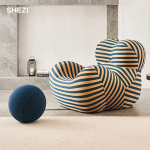 SHEZI personnalisé maman embrassant chaise décontractée concepteur Cair créatif paresseux inclinable Chir en forme d'embrasser balle Char chaise à bulles - Product Image 5